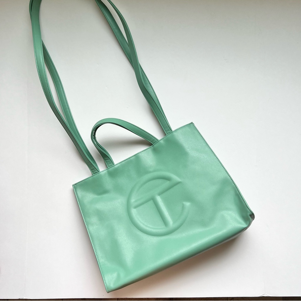 Telfar Sage Green Medium Shopping Tote Bag